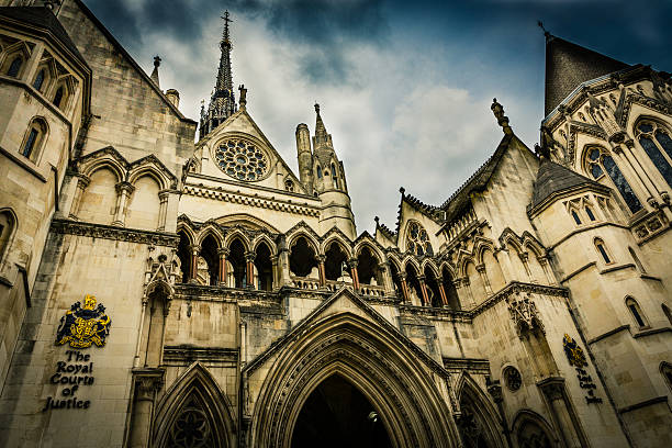 Royal Courts of Justice stock photo
