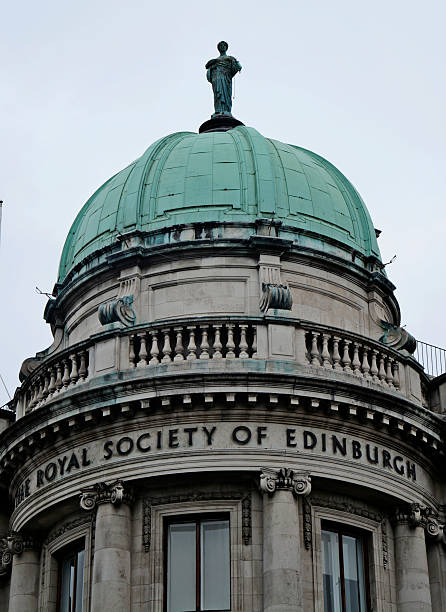 Royal Society of Edinburgh building stock photo