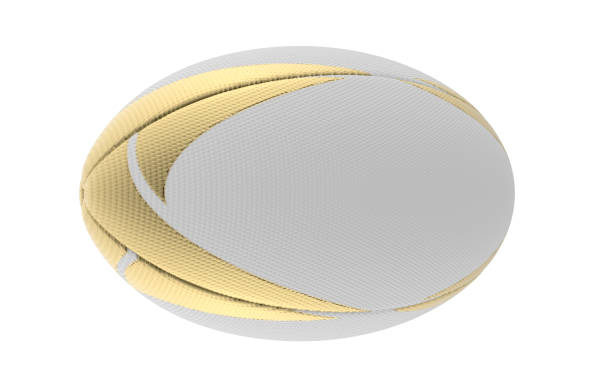 rugby ball gold design rugby ball gold design - ballon de rugby photos et images de collection