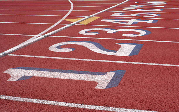 Best Athletics Track Lane Number Seven Stock Photos, Pictures & Royalty ...