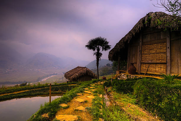 Rural highland Sapa - Vietnam stock photo