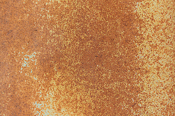 Rusted Steel and Paint stock photo