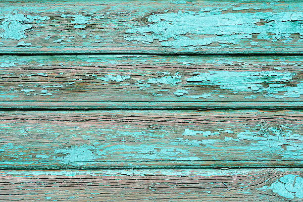 rustic weathered barn wood background with knots and nail holes stock photo