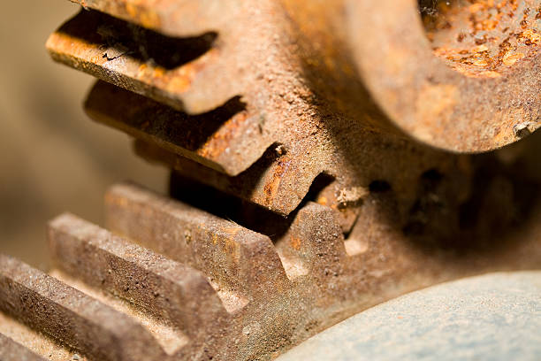 Rusty Gears stock photo