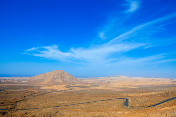 Sacred Mountain of Tindaya - Fuerteventura stock photo