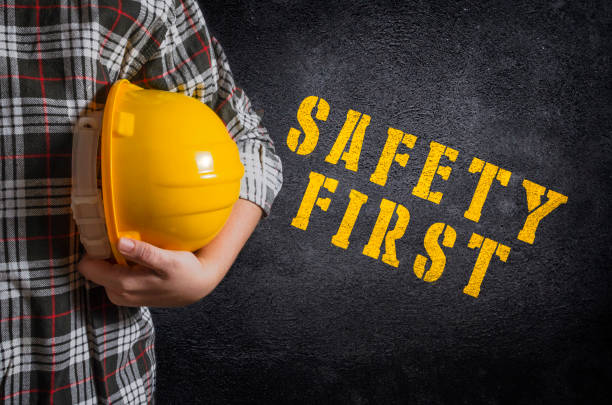Safety first stock photo