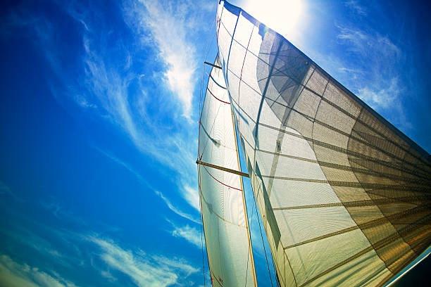 Sail Background stock photo