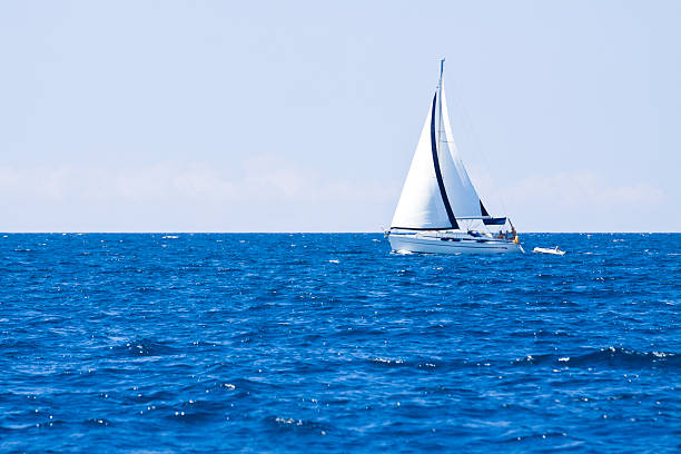 Sailboat Horizon Stock Photos, Pictures & Royalty-Free Images - iStock