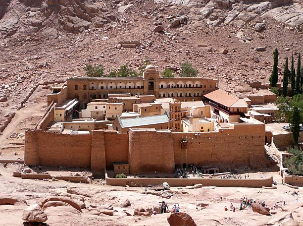 Saint Catherine's Monastery. Sinai, Egypt. stock photo