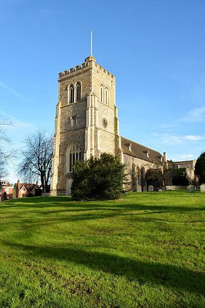 saint etheldreda church, hatfield, hertfordshire - hatfield bildbanksfoton och bilder