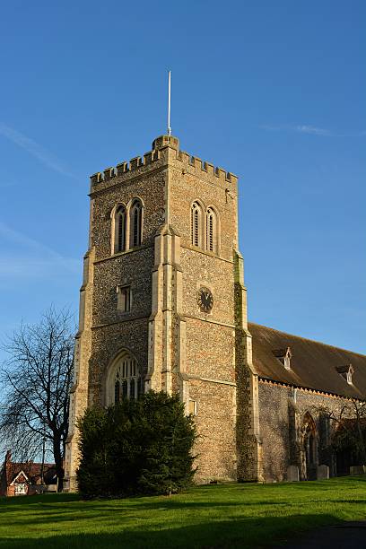 saint etheldreda, the parish church in hatfield, hertfordshire - hatfield bildbanksfoton och bilder