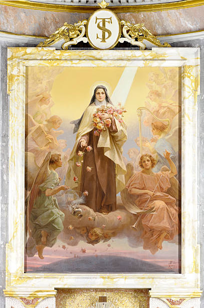 Saint Thérèse of the Child Jesus stock photo
