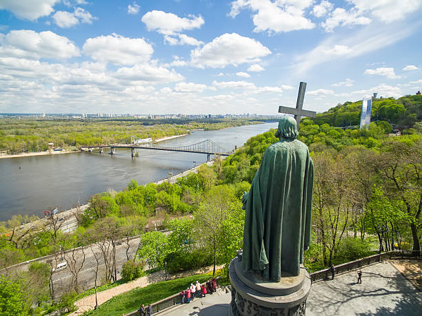 Saint Vladimir Monument stock photo