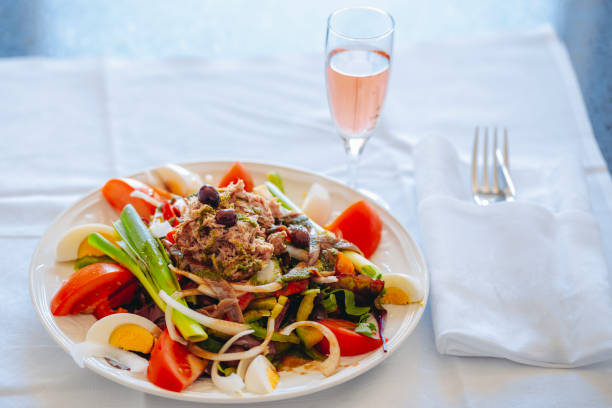 Salad Nicoise stock photo