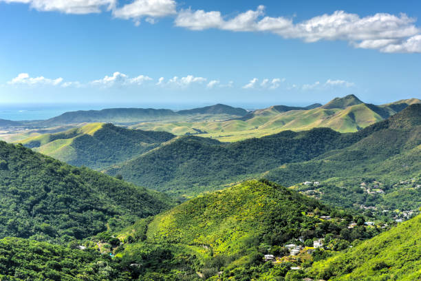 Salinas Landscape, Puerto Rico stock photo
