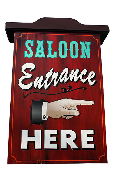 Saloon's Direction stock photo