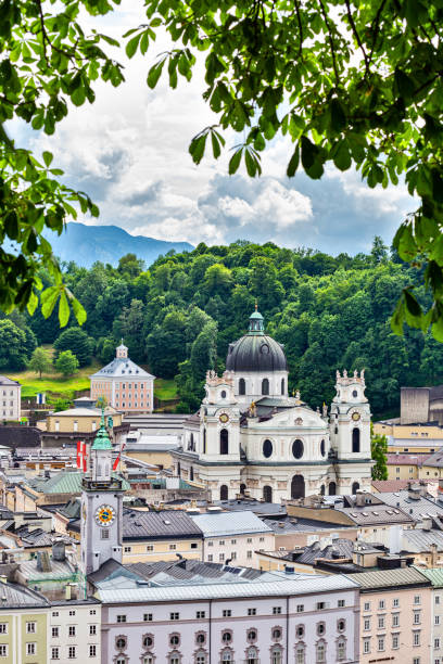 Salzburg in Austria stock photo