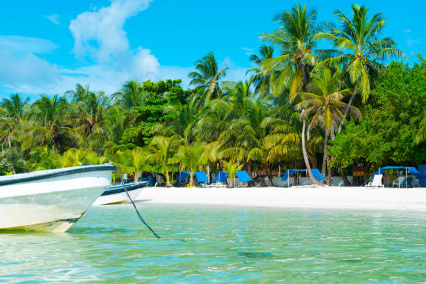 San Andres Island at the Caribbean, Colombia stock photo