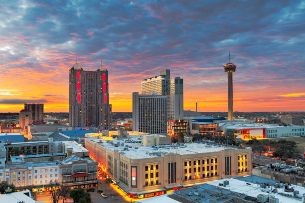 San Antonio, Texas, USA Skyline stock photo