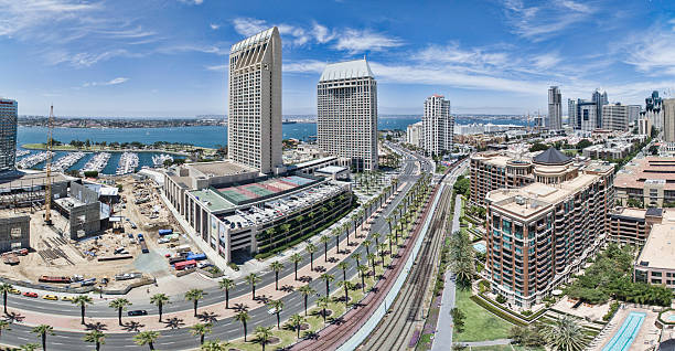 San Diego Panoramic stock photo