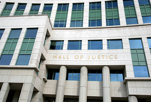 San Diego's Hall Of Justice stock photo
