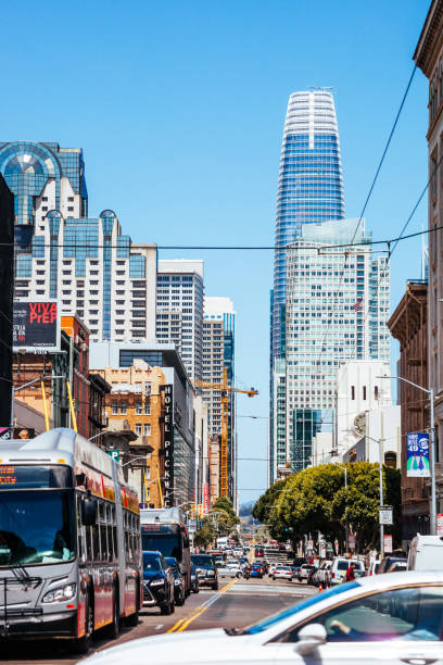 San Francisco downtown stock photo
