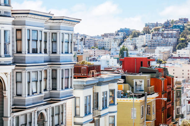San Francisco view stock photo