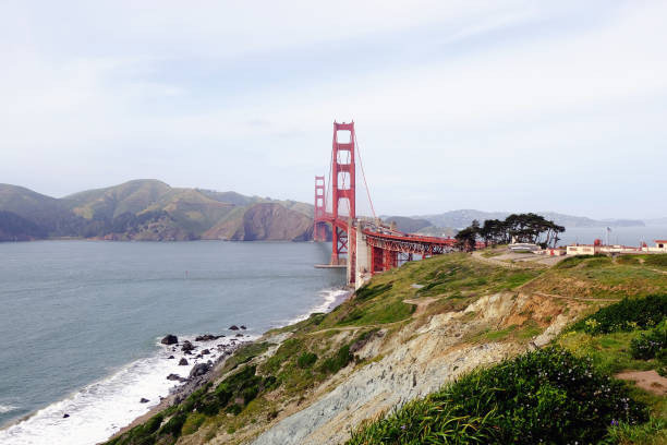 San Francisco's Golden Gate Bridge stock photo