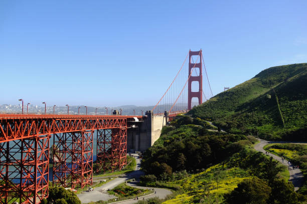 San Francisco's Golden Gate Bridge stock photo