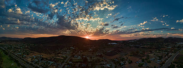 San Marcos Sunset stock photo