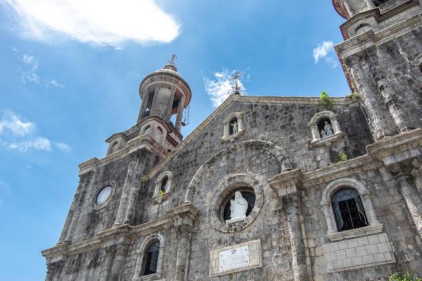 San Sebastian Cathedral in Bacolod stock photo