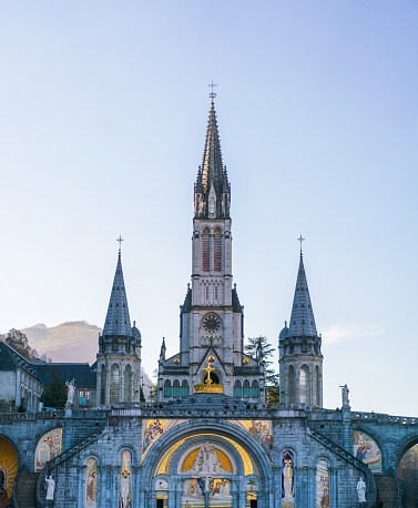 Sanctuary Of Our Lady Of Lourdes Stock Photo - Download Image Now - iStock