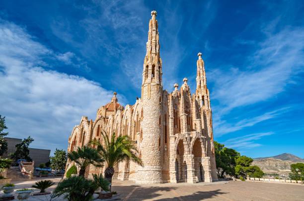Sanctuary of Santa Maria Magdalena, Novelda, Alicante, Spain. stock photo