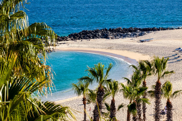 Sandy Beaches in Cabo San Lucas, Mexico stock photo