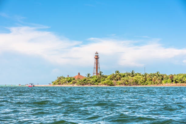 Sanibel Island Lighthouse stock photo