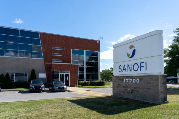 Sanofi Distribution Centre in Kirkland, Quebec, Canada. stock photo