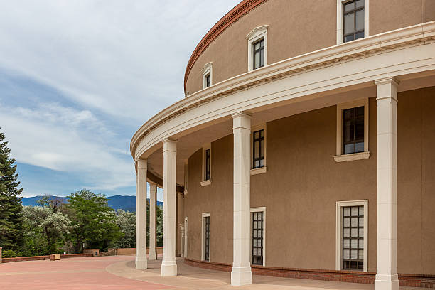 Santa Fe, New Mexico, State Capitol stock photo