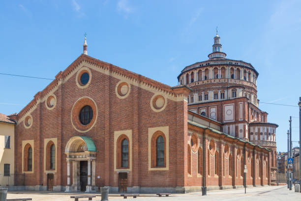 Santa Maria delle Grazie, Italy stock photo