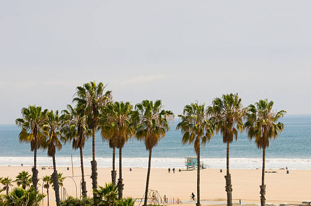 Santa Monica Beach stock photo