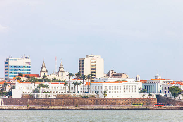 Sao Luis skyline. stock photo