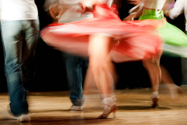 saturday night fever - salsa dancing stok fotoğraflar ve resimler