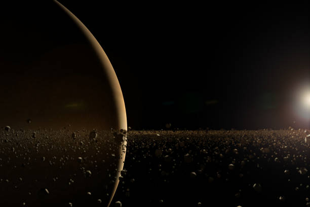 Saturn 3d render of Saturn planet. Saturn stock pictures, royalty-free photos & images