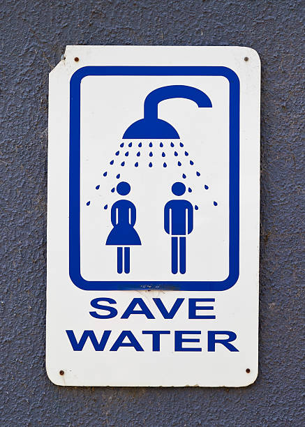 Save Water Sign stock photo