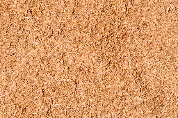 Sawdust texture stock photo