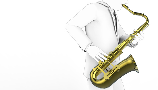 Saxophone Play Drawing Musical instruments 02 / Illustration Closeup Artist Concept Art