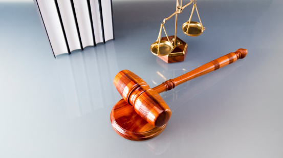 Scales Of Justice And Gavel Gold Coins Stock Photo ...