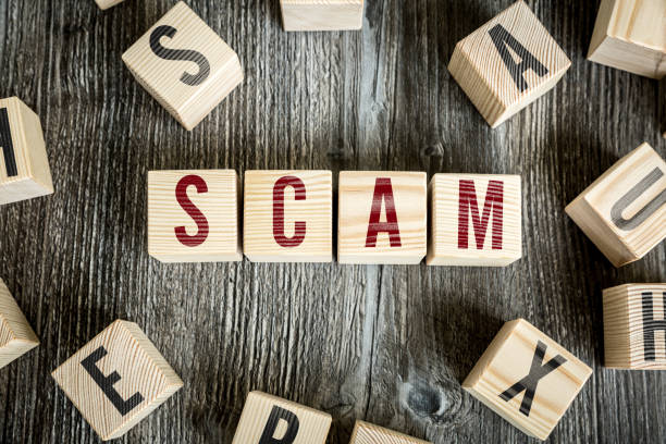 Scam Scam cubes scammer stock pictures, royalty-free photos & images
