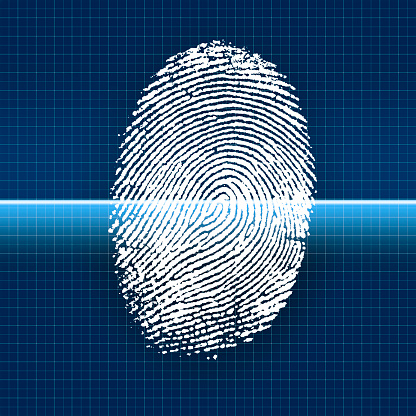 fingerprint being scanned