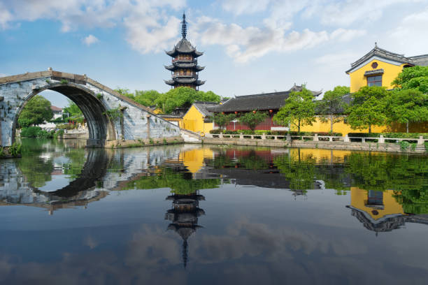 Scenery of ancient towns south of the Yangtze river in China Scenery of ancient towns south of the Yangtze river in China wuzhen stock pictures, royalty-free photos & images