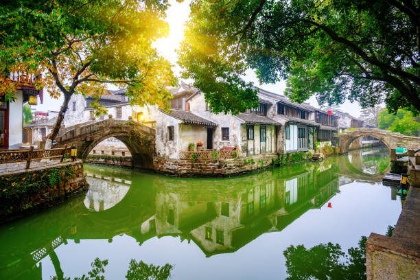 Scenery of Zhouzhuang Ancient Town, Suzhou, China Scenery of Zhouzhuang Ancient Town, Suzhou, China wuzhen stock pictures, royalty-free photos & images